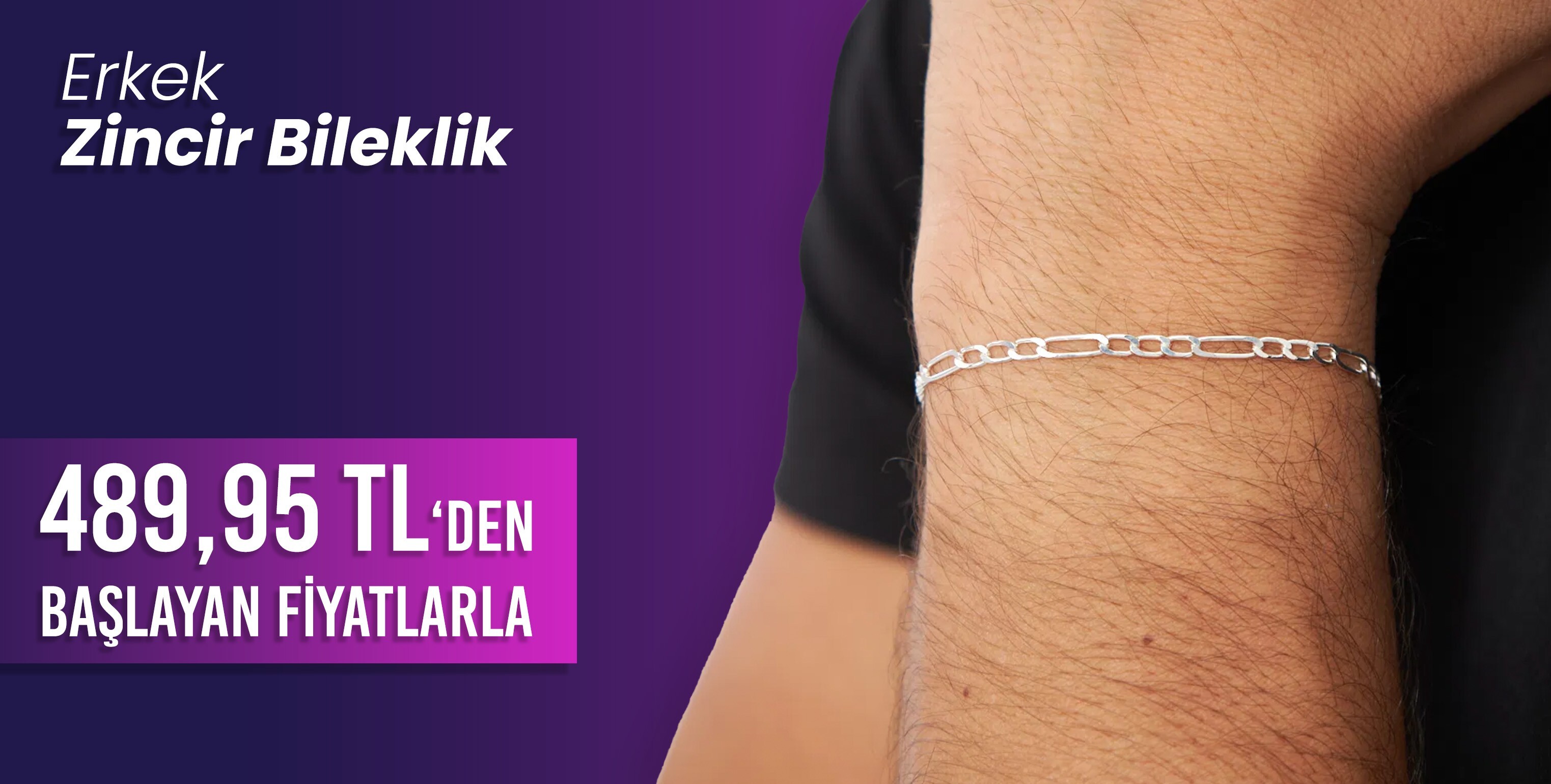 Erkek Zincir Bileklik